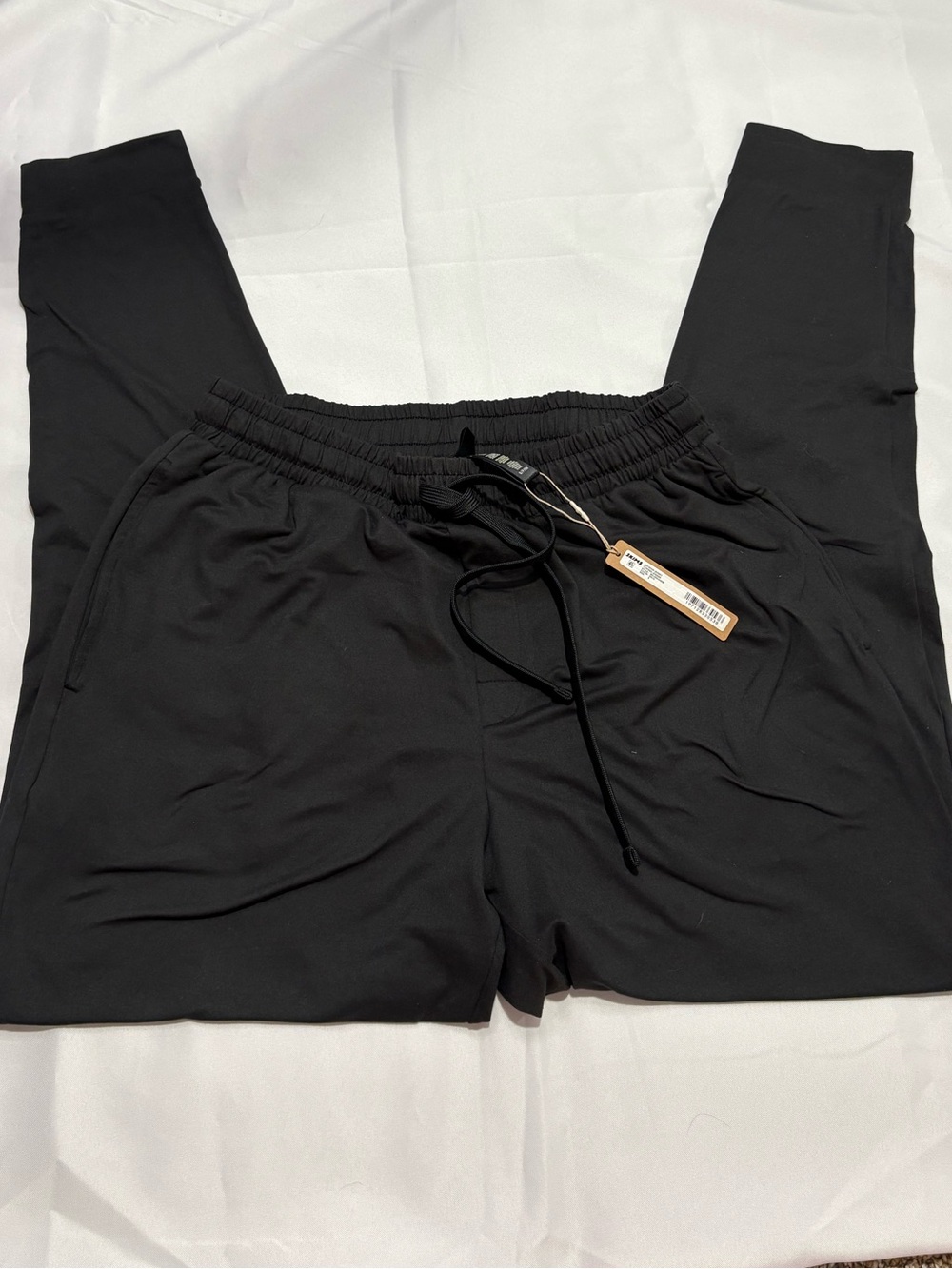 SKIMS Black Outdoor Jersey Jogger Pants